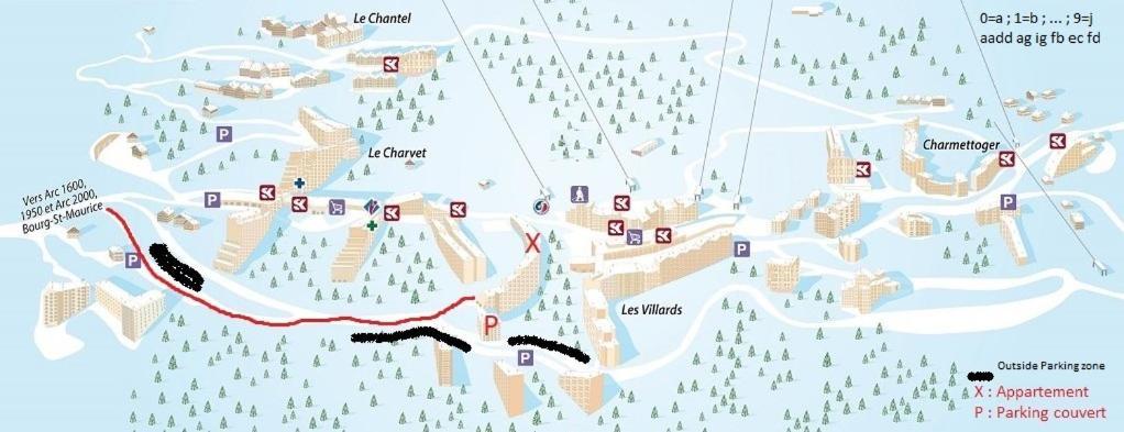 Les Arcs 1800, Nova 2, 6 Pers, Parking Couvert Gratuit Екстериор снимка
